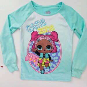 L.O.L. Surprise ! pullover girls size XS (4/5) white mint with graphic design